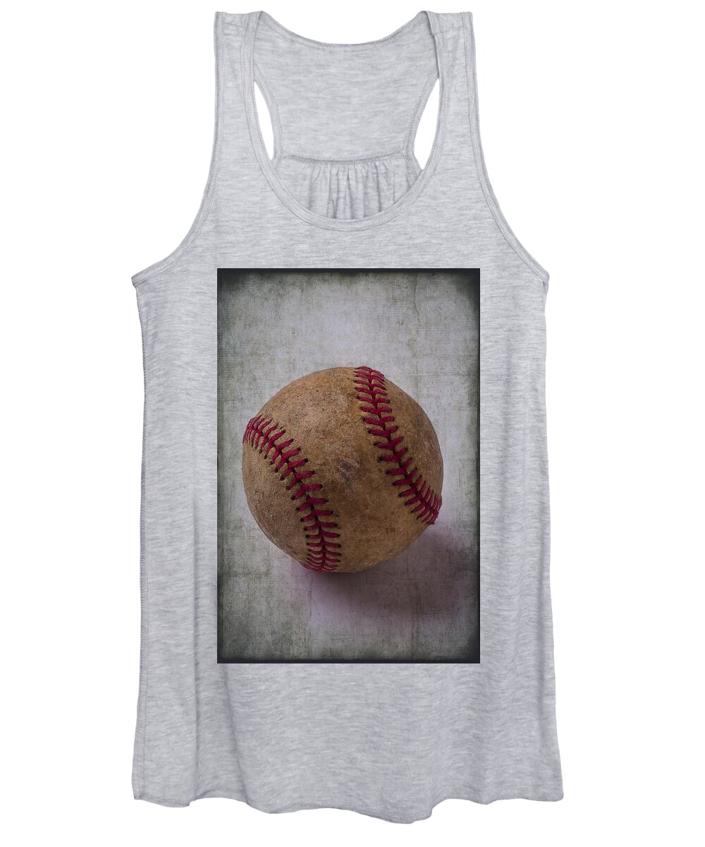 Old Women's Tank Top featuring the photograph Old Baseball by Garry Gay