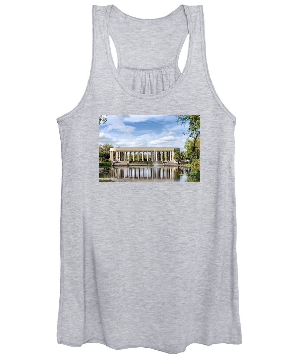 City Park Women's Tank Top featuring the photograph Peristyle in City Park New Orleans by Kathleen K Parker