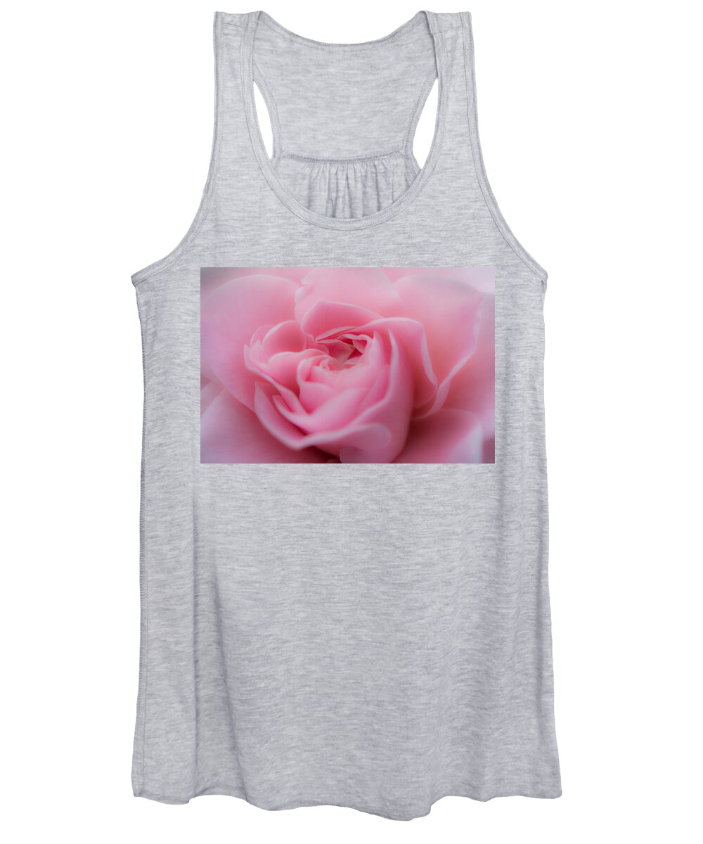 Rose Women's Tank Top featuring the photograph Pink Beauty by Agnes Caruso