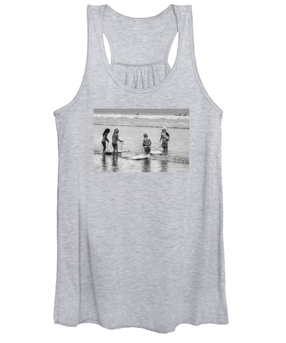 California Women's Tank Top featuring the photograph Pint Size Boogie Boarders by Bill Hamilton