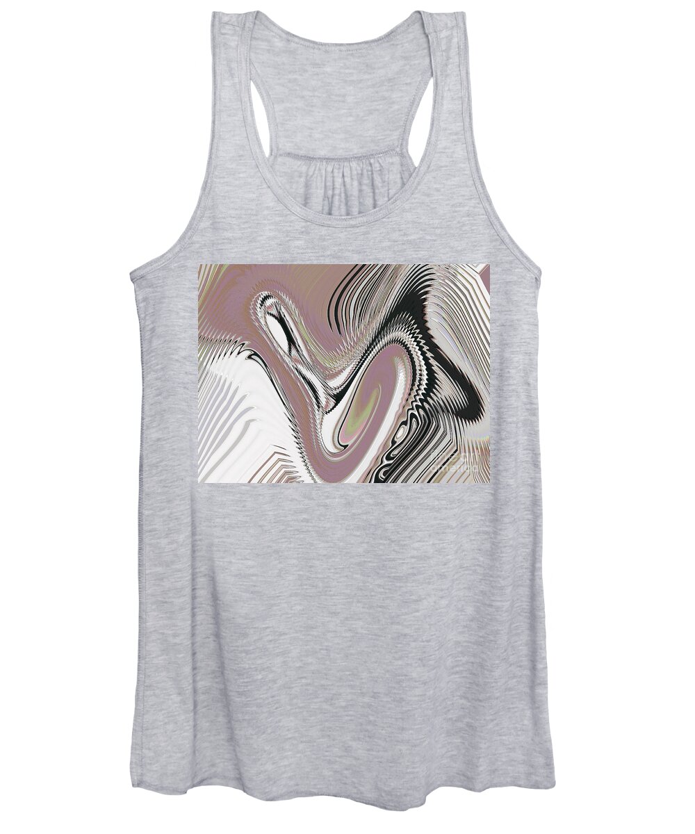 Purgatorio Women's Tank Top featuring the mixed media Purgatorio 5 by Leigh Eldred