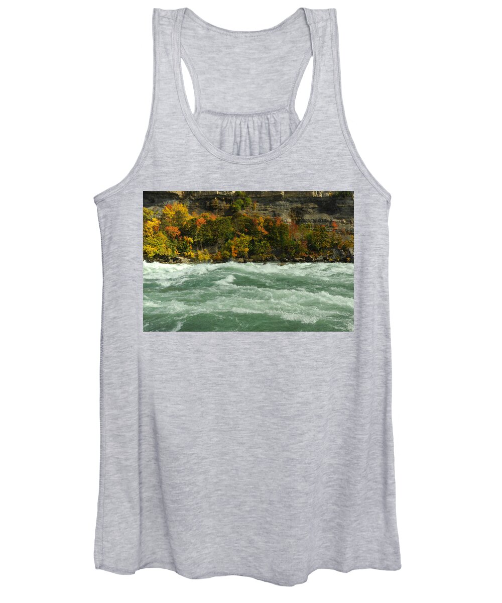 Canada Women's Tank Top featuring the photograph Raging River by Richard Gehlbach