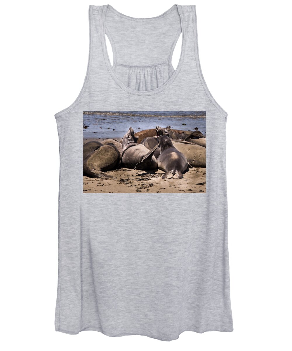 Art Women's Tank Top featuring the photograph Seal Team 3 By Denise Dube by Denise Dube