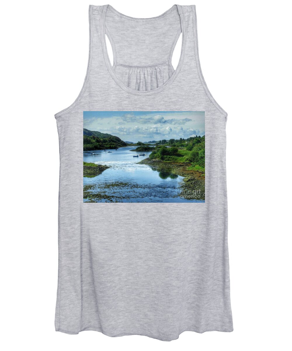 Seil Island Women's Tank Top featuring the photograph Seil Island of The Atlantic by Joan-Violet Stretch