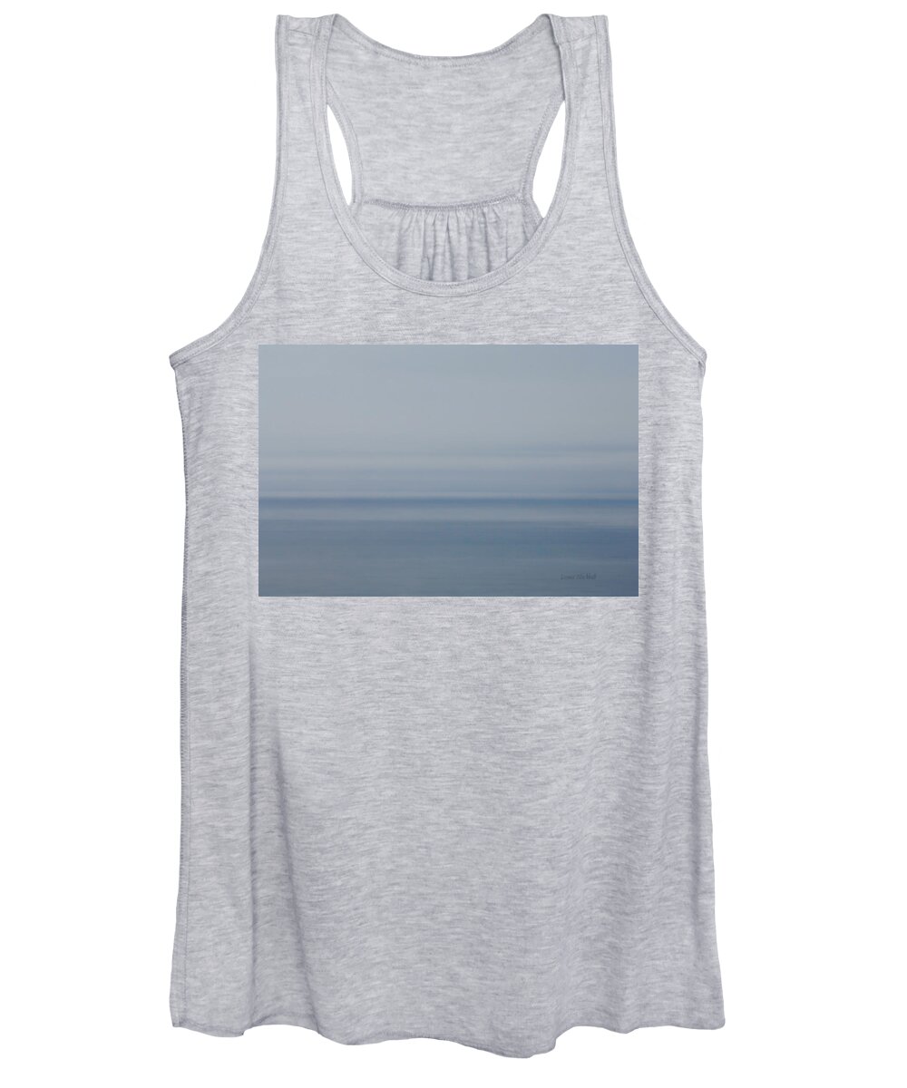 Ocean Women's Tank Top featuring the photograph Serene Sea by Donna Blackhall