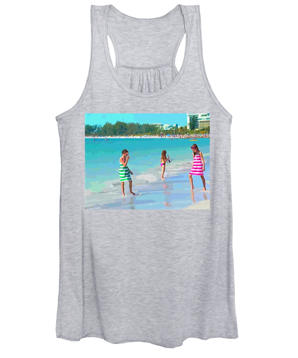 sisters Women's Tank Top featuring the photograph Sisters by Susan Molnar