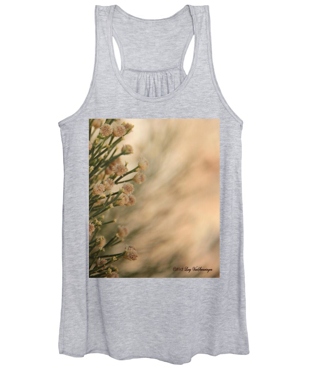 Soft Women's Tank Top featuring the photograph Softness In the Desert by Lucy VanSwearingen