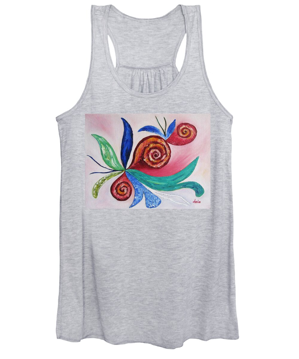 Soul Searching Women's Tank Top featuring the painting Soul Searching by Marianna Mills