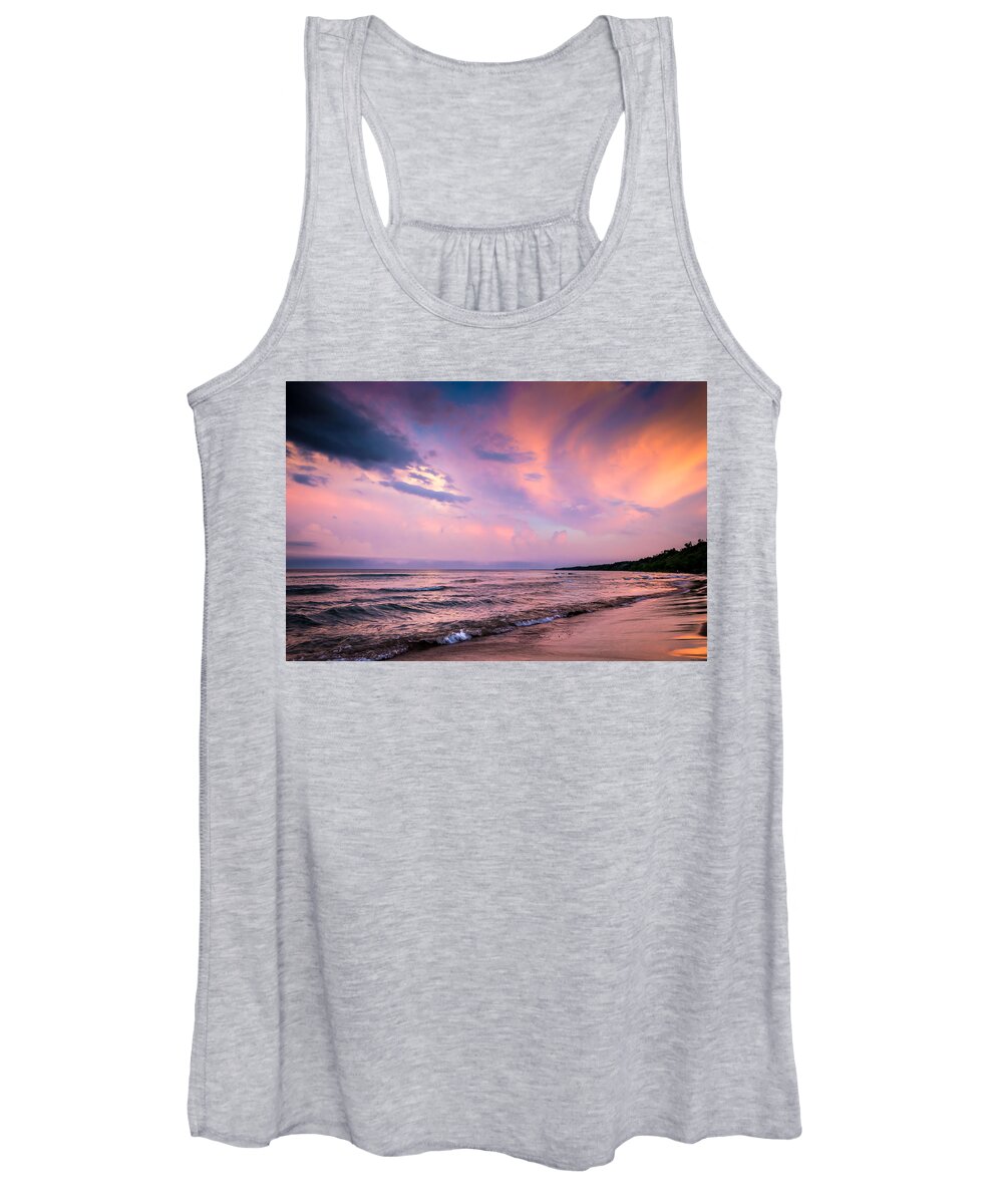 Clouds Women's Tank Top featuring the photograph South Beach Clouds by James Meyer