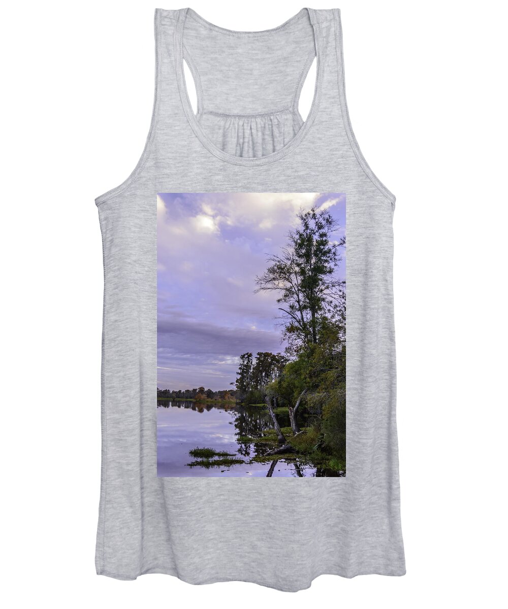 Clouds Women's Tank Top featuring the photograph Standing Tall by Leticia Latocki