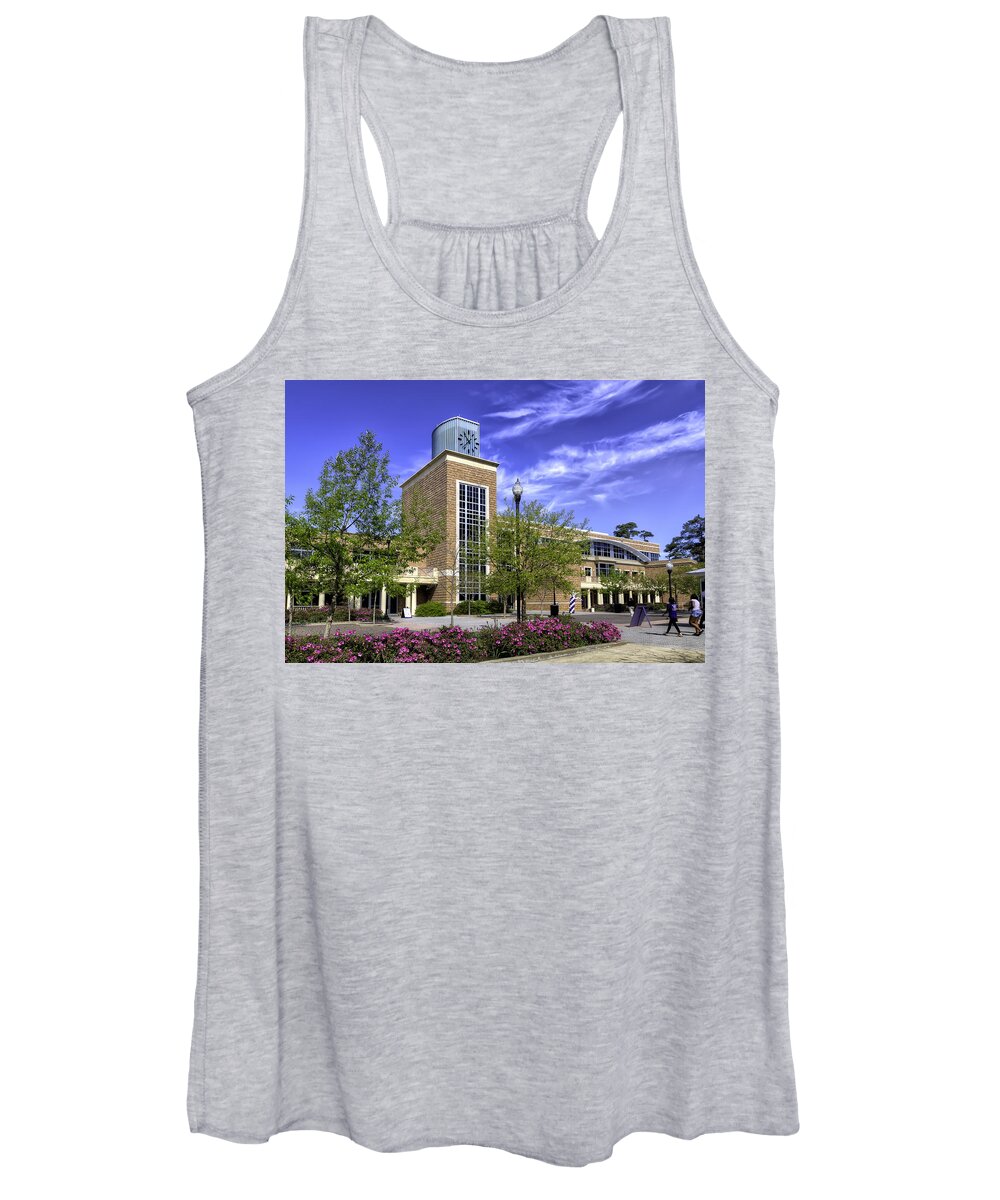 Tim Women's Tank Top featuring the photograph Stephen F. Austin State University by Tim Stanley