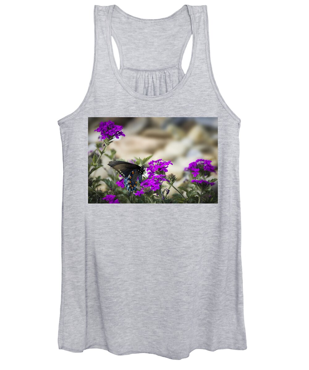 Pennysprints Women's Tank Top featuring the photograph Still Beautiful Swallowtail by Penny Lisowski