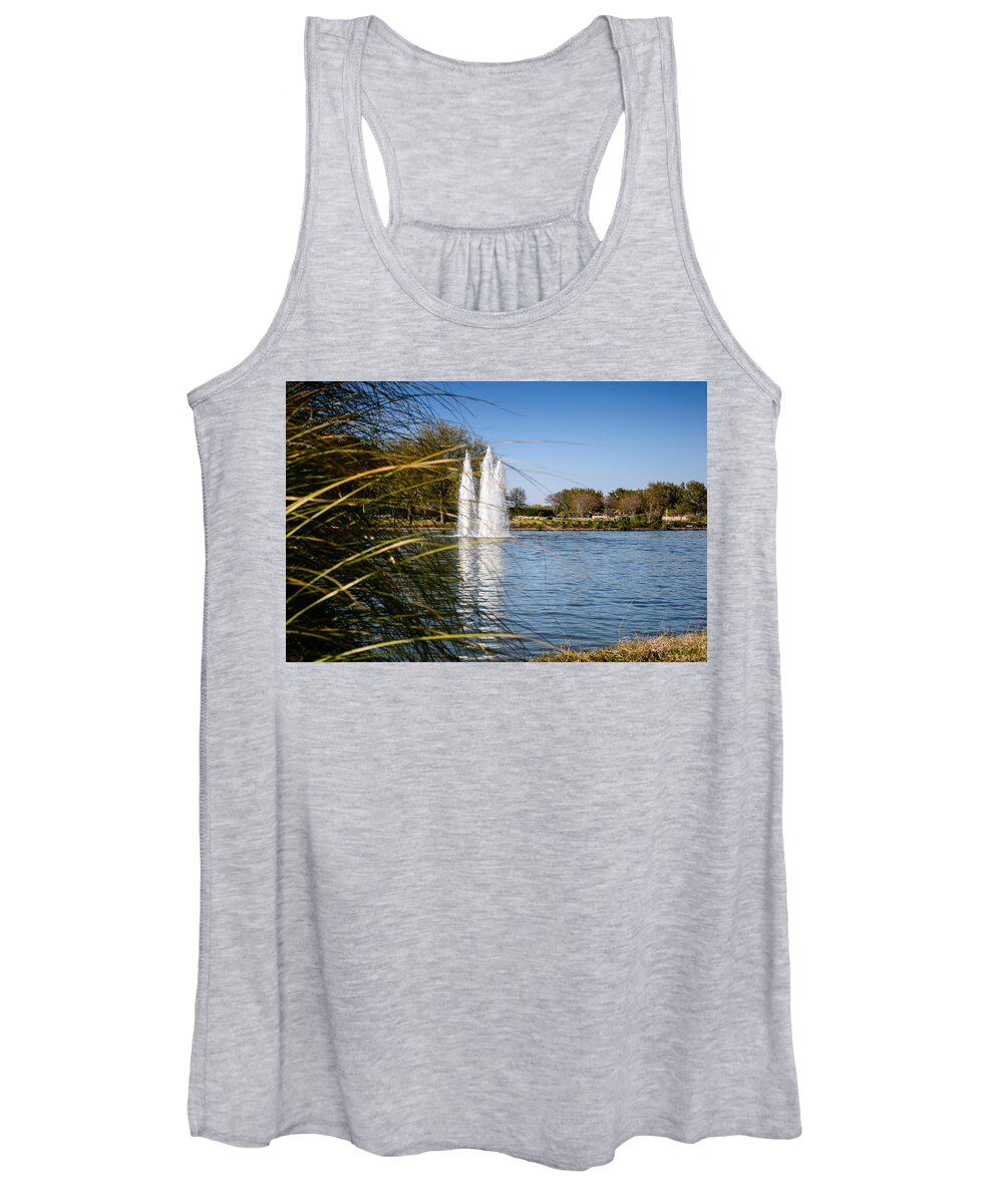 Sun City Women's Tank Top featuring the photograph Sun City entrance by John Johnson