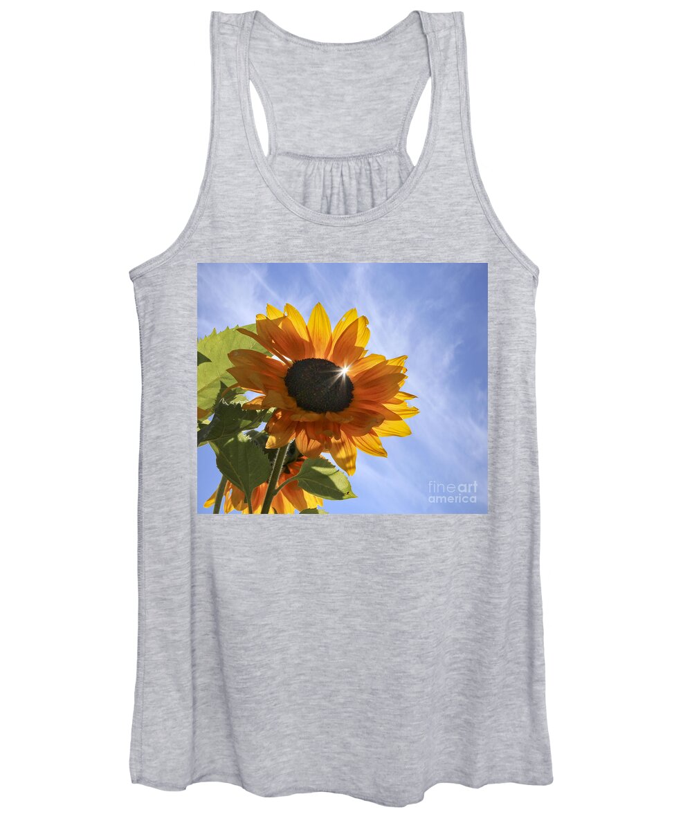 Maine Women's Tank Top featuring the photograph Sun Sparkle by Karin Pinkham