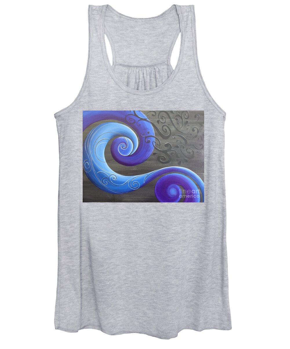 Reina Women's Tank Top featuring the painting Tekau by Reina Cottier