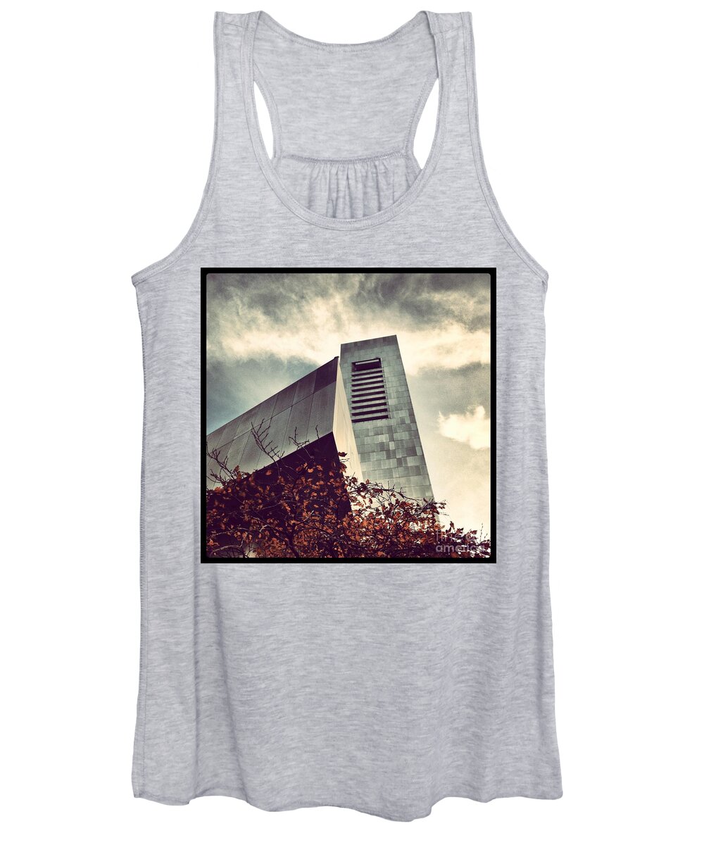 Federal Reserve Women's Tank Top featuring the photograph The Financial Church of Boston by Mark Valentine
