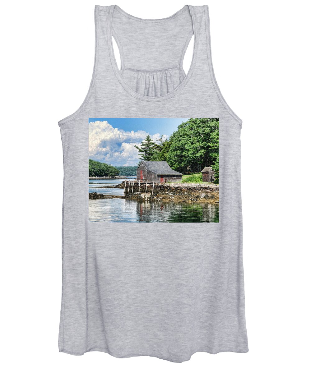 The Hideaway Women's Tank Top featuring the photograph The Hideaway by Phyllis Taylor