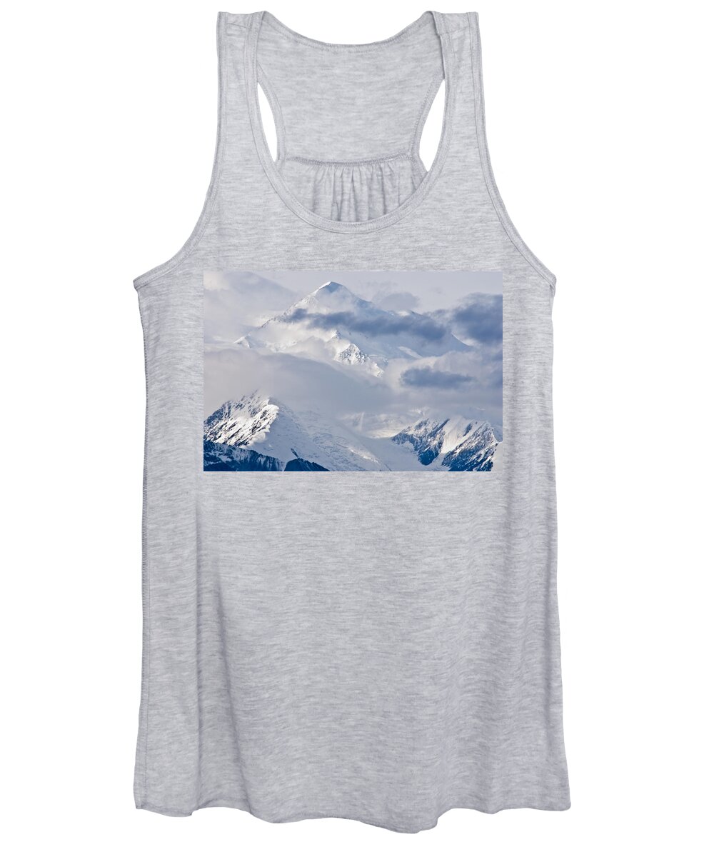 Denali Women's Tank Top featuring the photograph The High One by Jim Cook