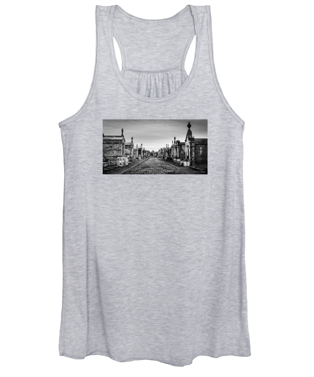 New Orleans Women's Tank Top featuring the photograph The Metairie Cemetery by Tim Stanley