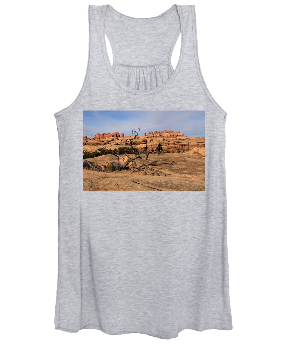 The Women's Tank Top featuring the photograph The Needles at Canyonlands National Park by Tranquil Light Photography