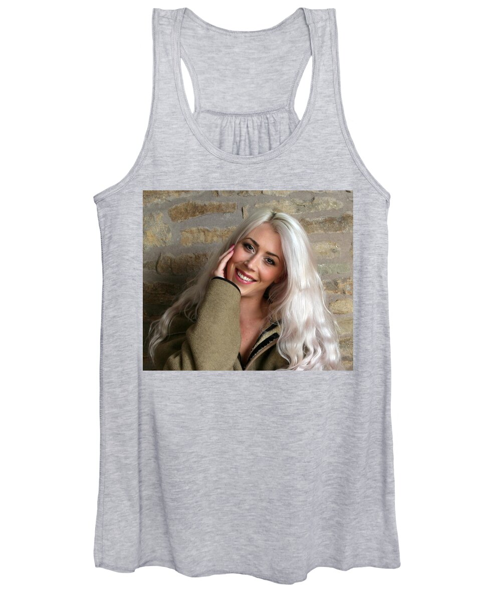 Charlotte Women's Tank Top featuring the photograph The Smile by Asa Jones