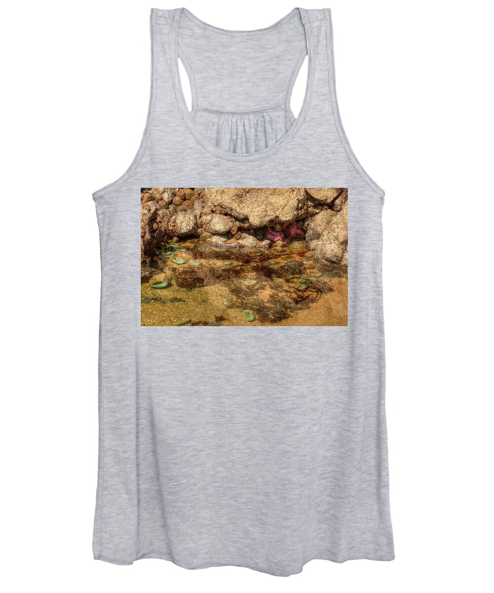 Anemones Women's Tank Top featuring the photograph Tidal Treasures 0019 by Kristina Rinell