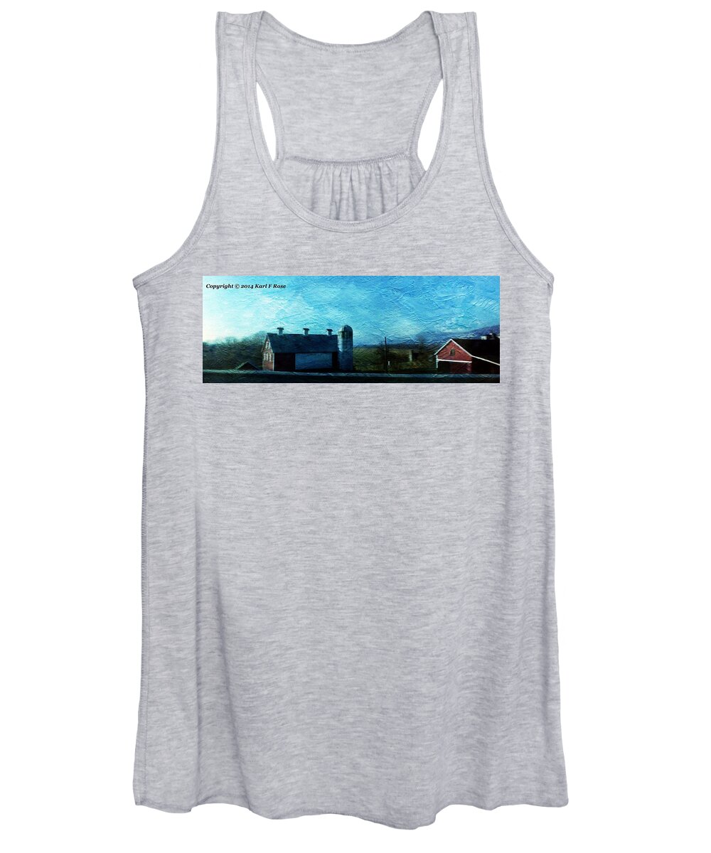 Travel Women's Tank Top featuring the photograph Travel as a painting by Karl Rose