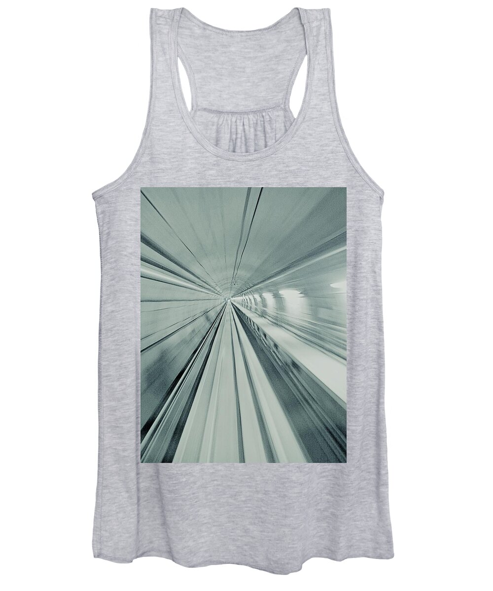 Tunnel Women's Tank Top featuring the photograph Tunnel by Alexander Fedin