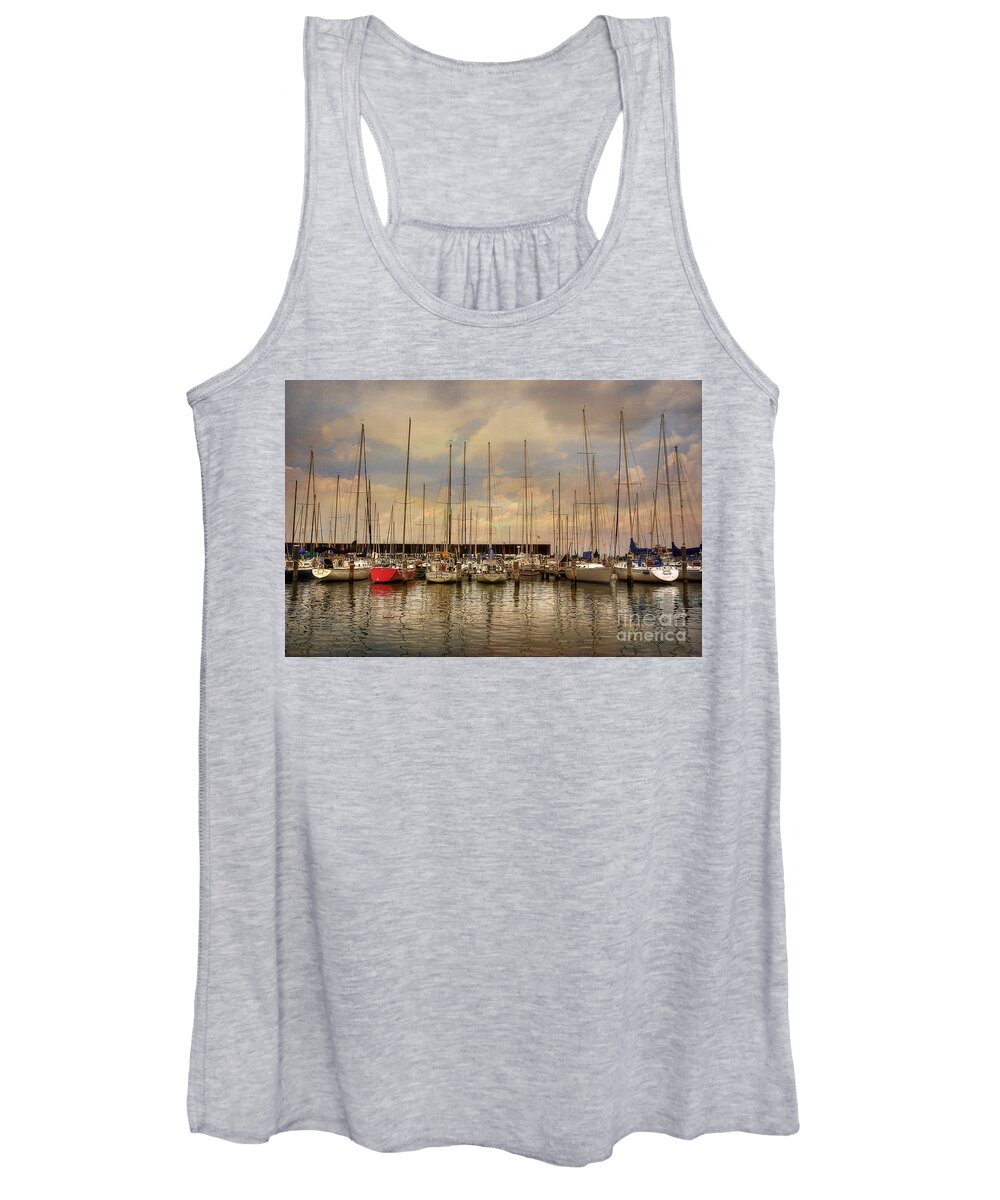 Boat Women's Tank Top featuring the photograph Waiting For The Weekend by Lois Bryan