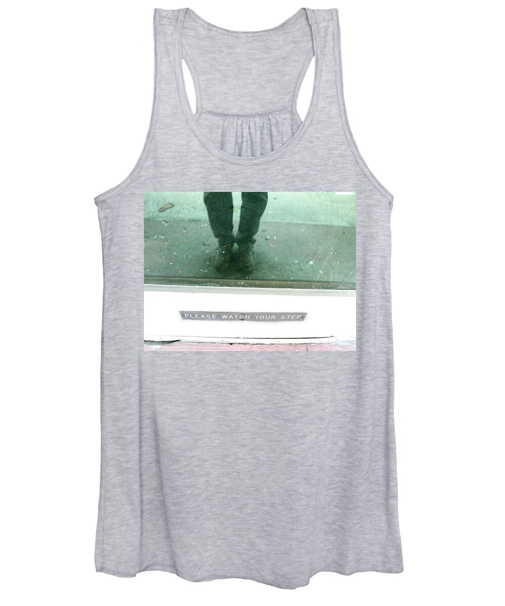 Watch Your Step Women's Tank Top featuring the photograph Watch Your Step by Randi Kuhne