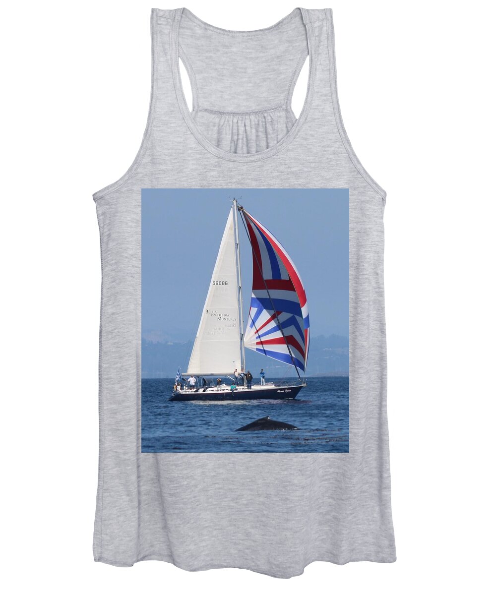  Women's Tank Top featuring the photograph Whale Watching 1 by Christy Pooschke