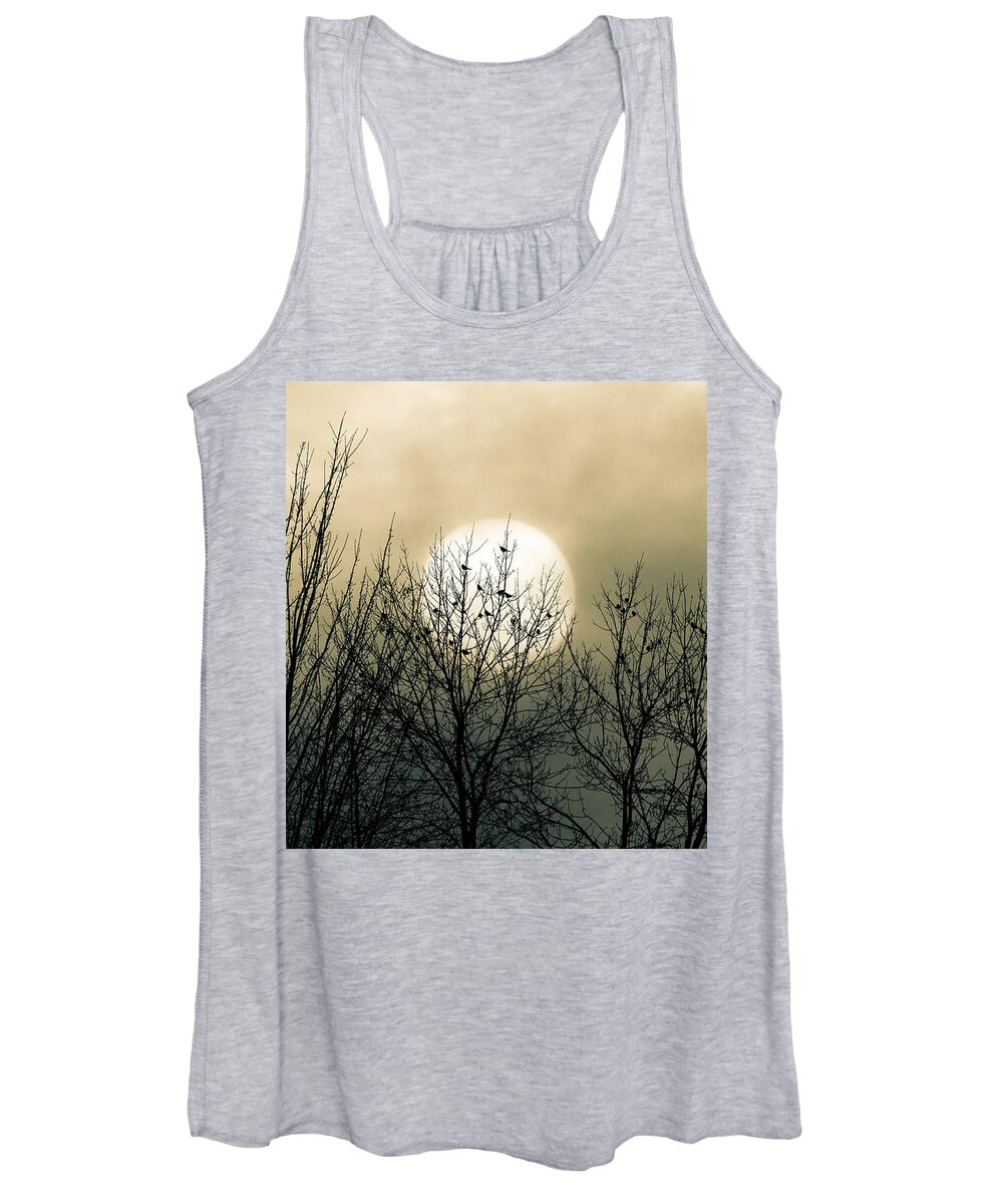 #faatoppicks Women's Tank Top featuring the photograph Winter Into Spring by Bob Orsillo