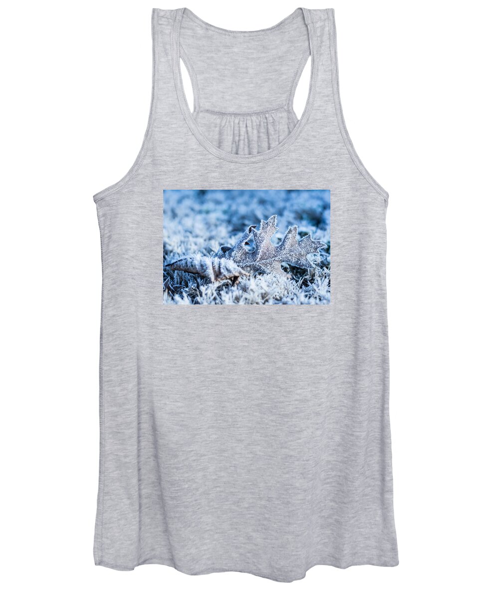 Ice Women's Tank Top featuring the photograph Winter's Icy Grip by Parker Cunningham