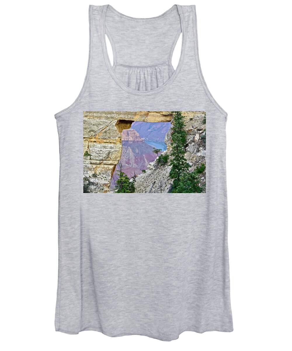 Grand Canyon Women's Tank Top featuring the photograph Angel's Window Four by Diana Hatcher