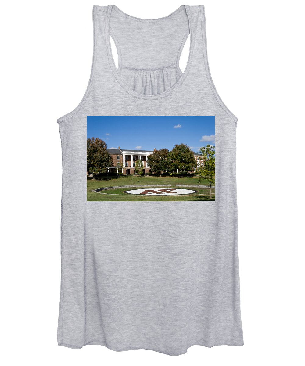 Apsu Women's Tank Top featuring the photograph Austin Peay State University by Ed Gleichman
