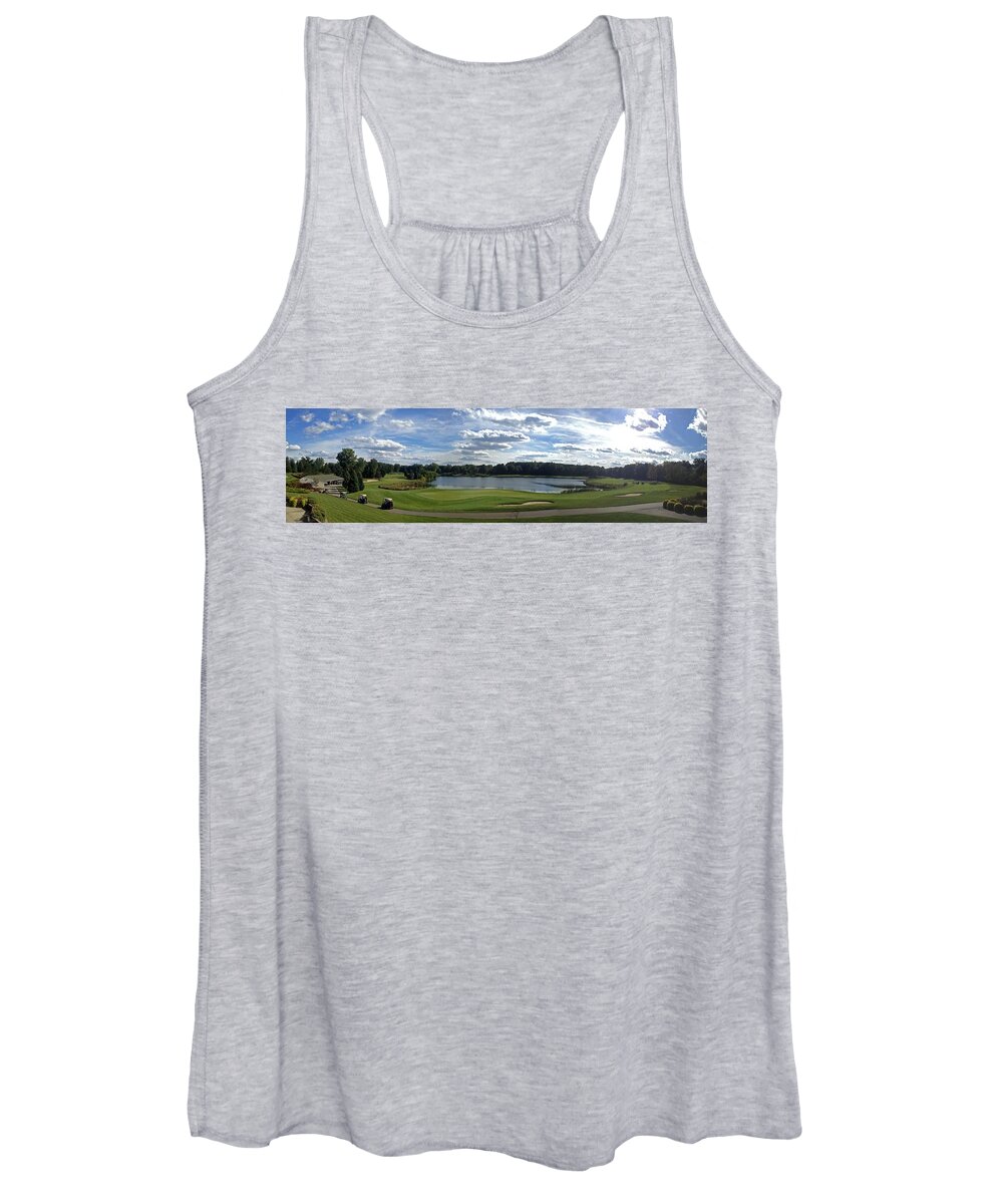 Bni Women's Tank Top featuring the photograph Club House Panorama by Joseph Yarbrough