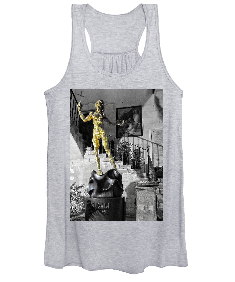 Salvador Dali Women's Tank Top featuring the photograph Dali by Marianna Mills