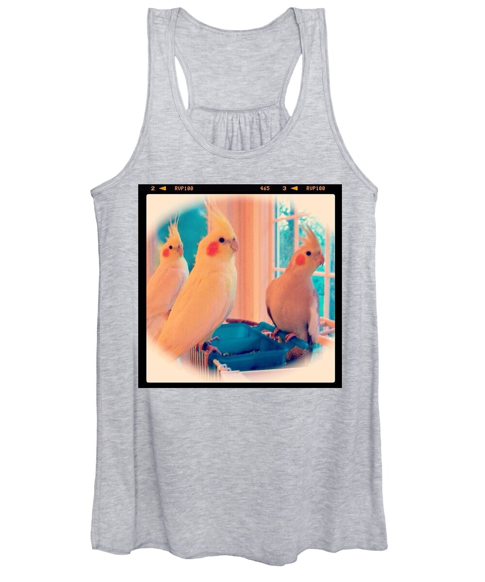 Petstagram Women's Tank Top featuring the photograph Just Hanging Out by Anna Porter