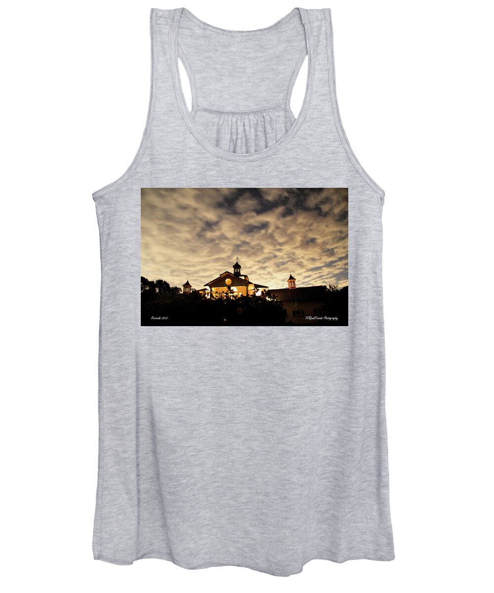  Women's Tank Top featuring the photograph Perseid Peak at Crescent by PJQandFriends Photography