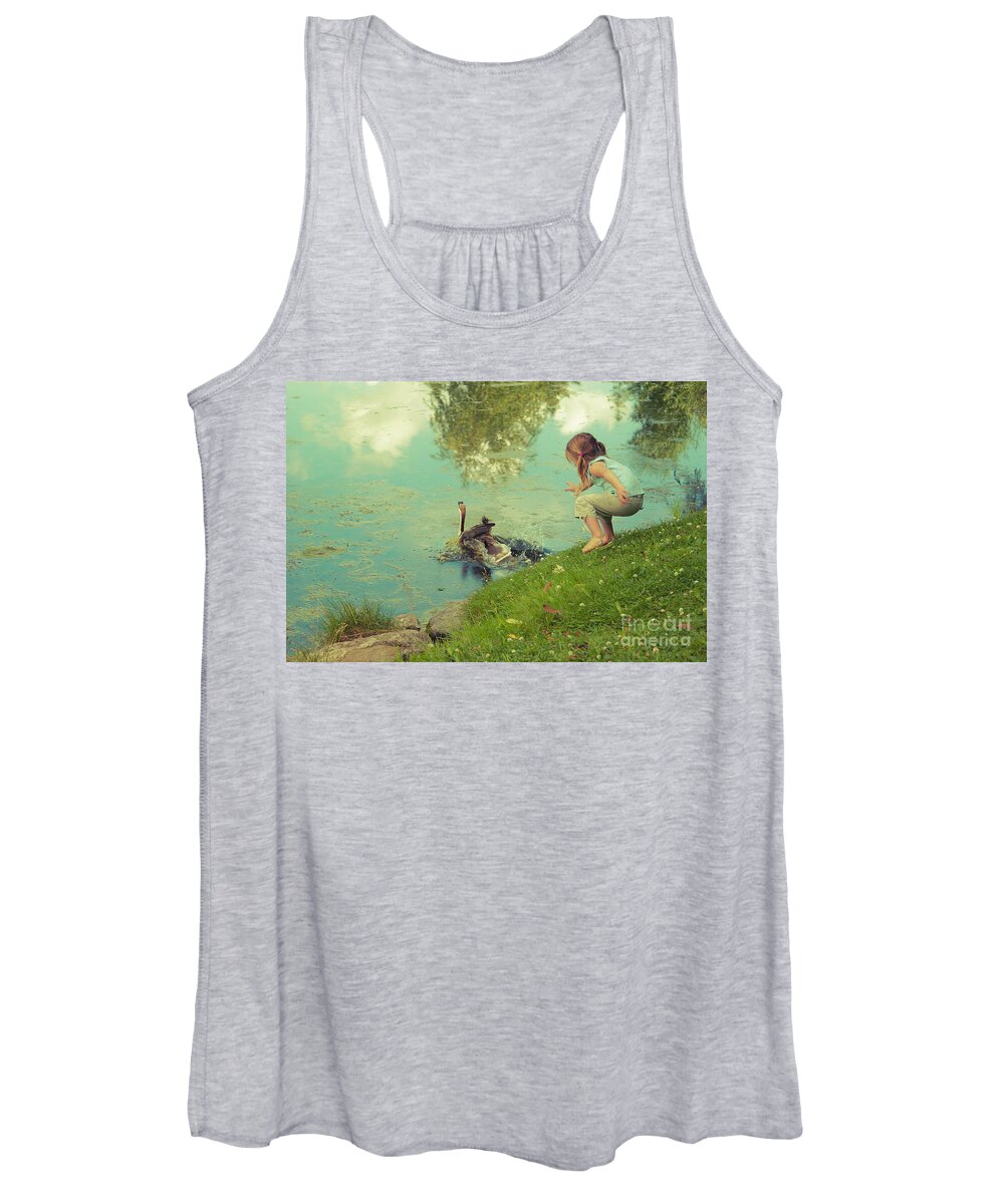Buy Greeting Cards Women's Tank Top featuring the photograph The End of the Story by Aimelle Ml