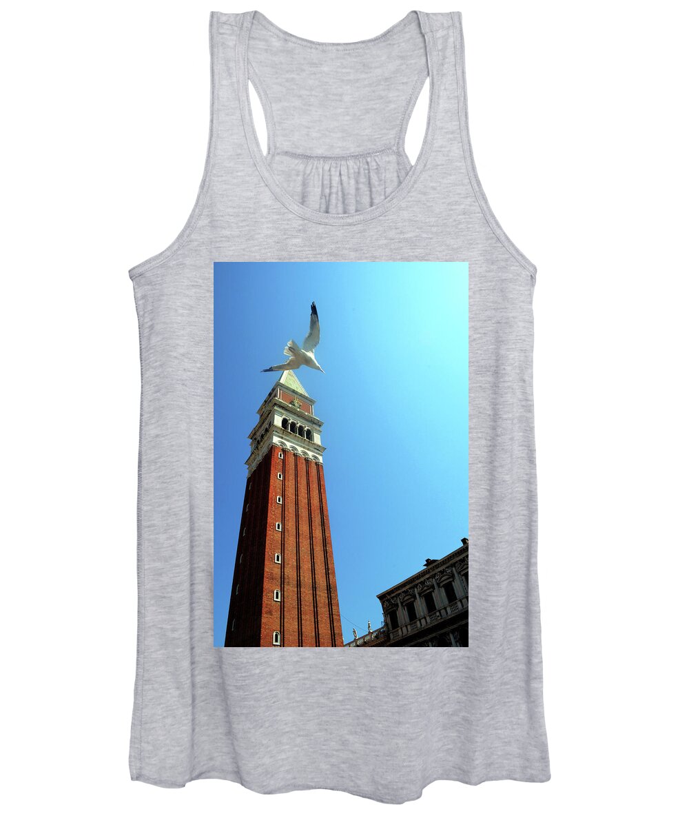 Venice Women's Tank Top featuring the photograph Venetian Fly-by by La Dolce Vita