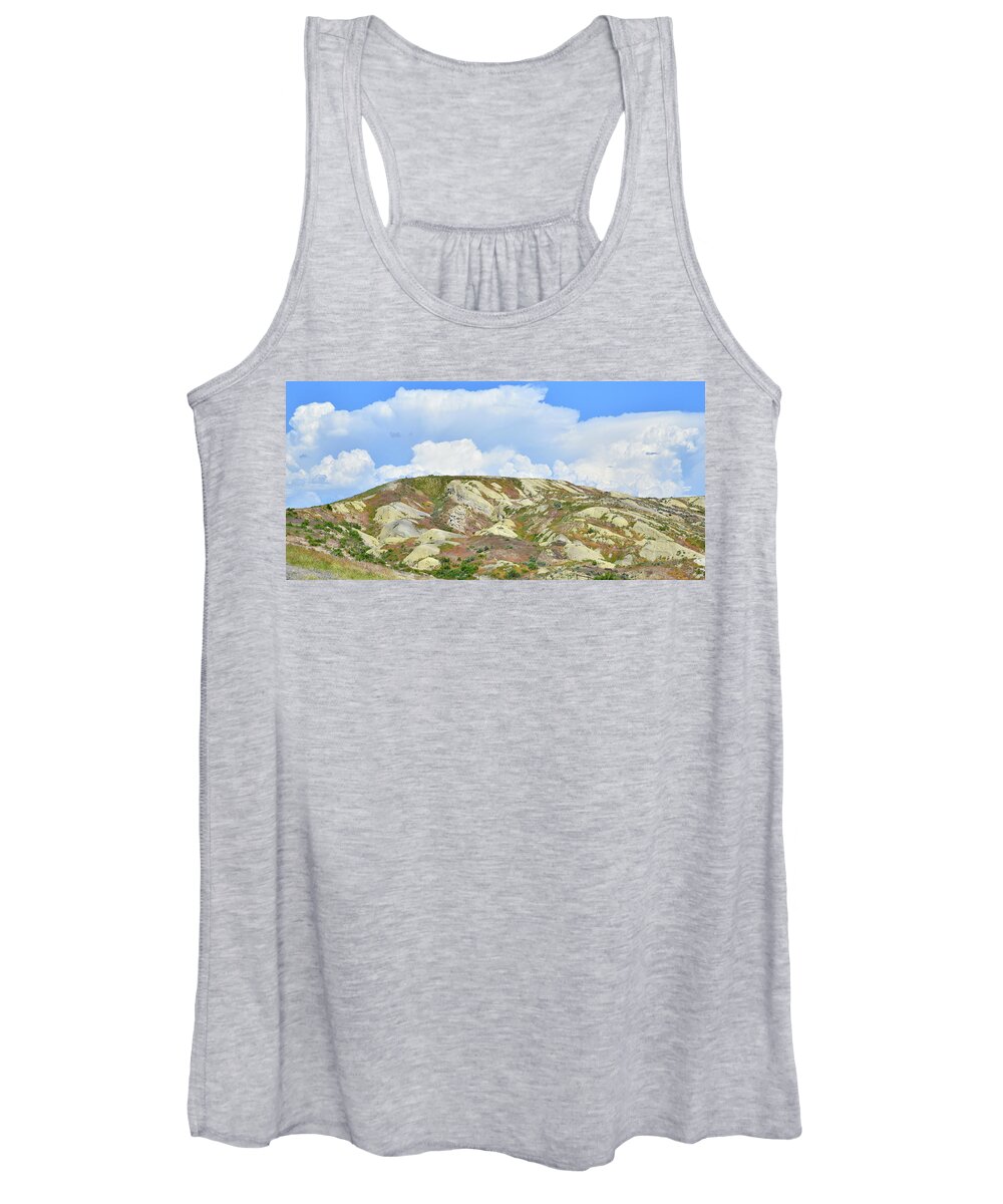 Wyoming Women's Tank Top featuring the photograph Badlands in Wyoming #1 by Ray Mathis