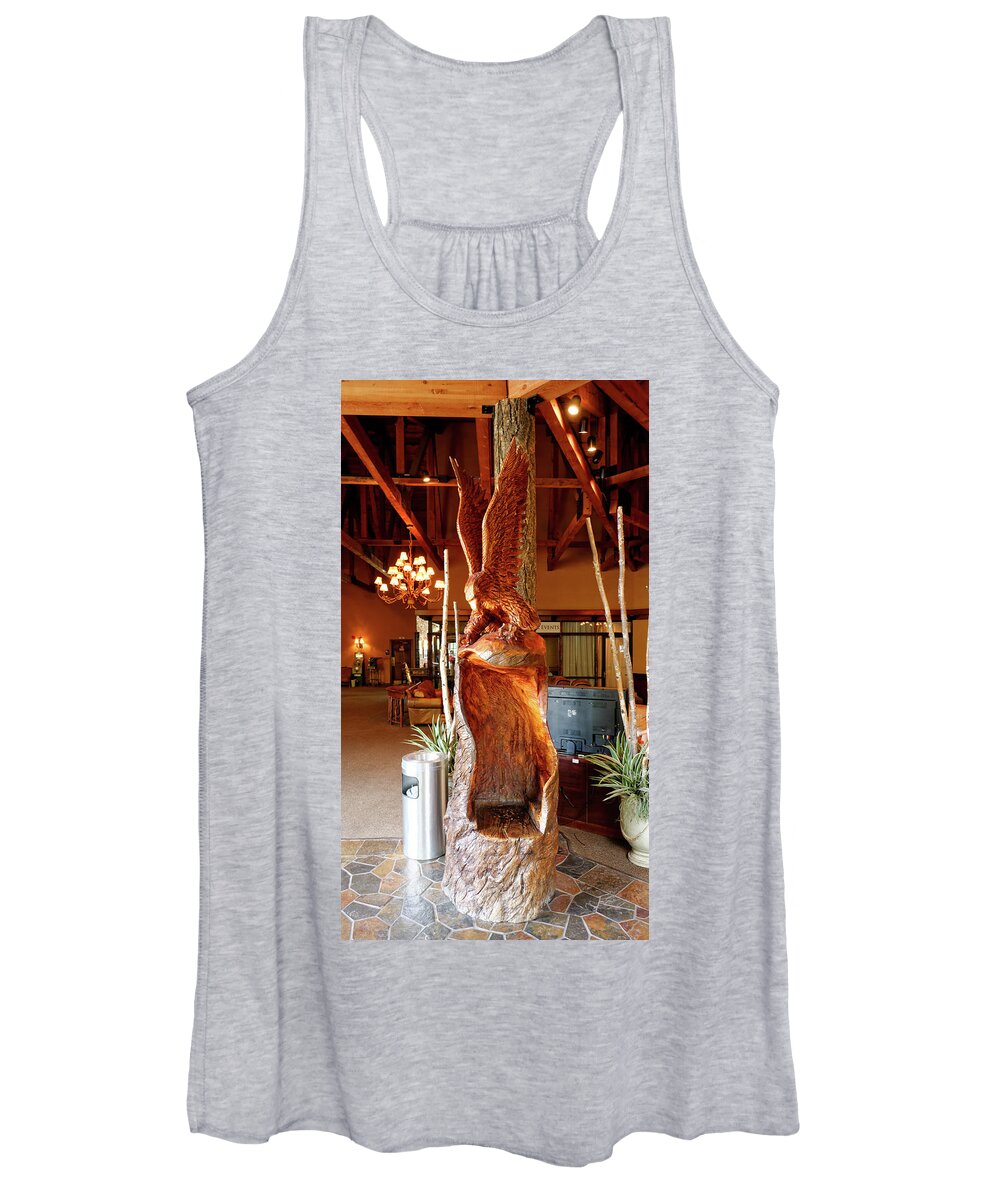  Women's Tank Top featuring the photograph Big Bird by Carl Wilkerson