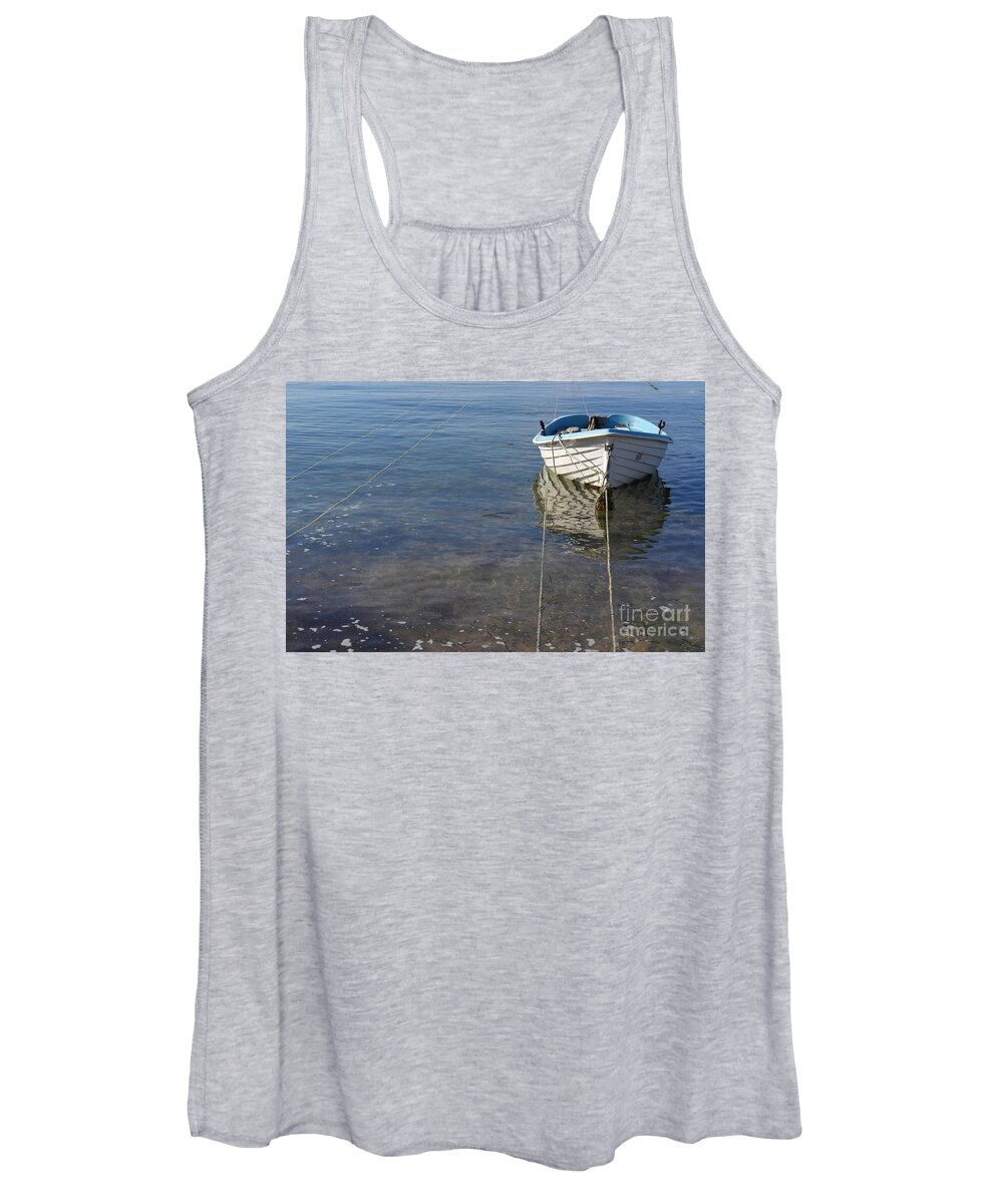 Boat Women's Tank Top featuring the photograph Boat #1 by Andy Thompson