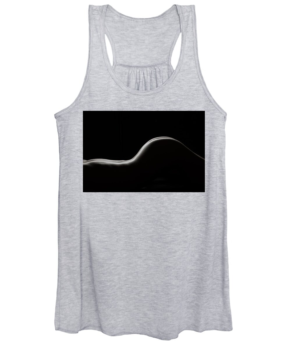 Nude Women's Tank Top featuring the photograph Bodyscape 254 #2 by Michael Fryd