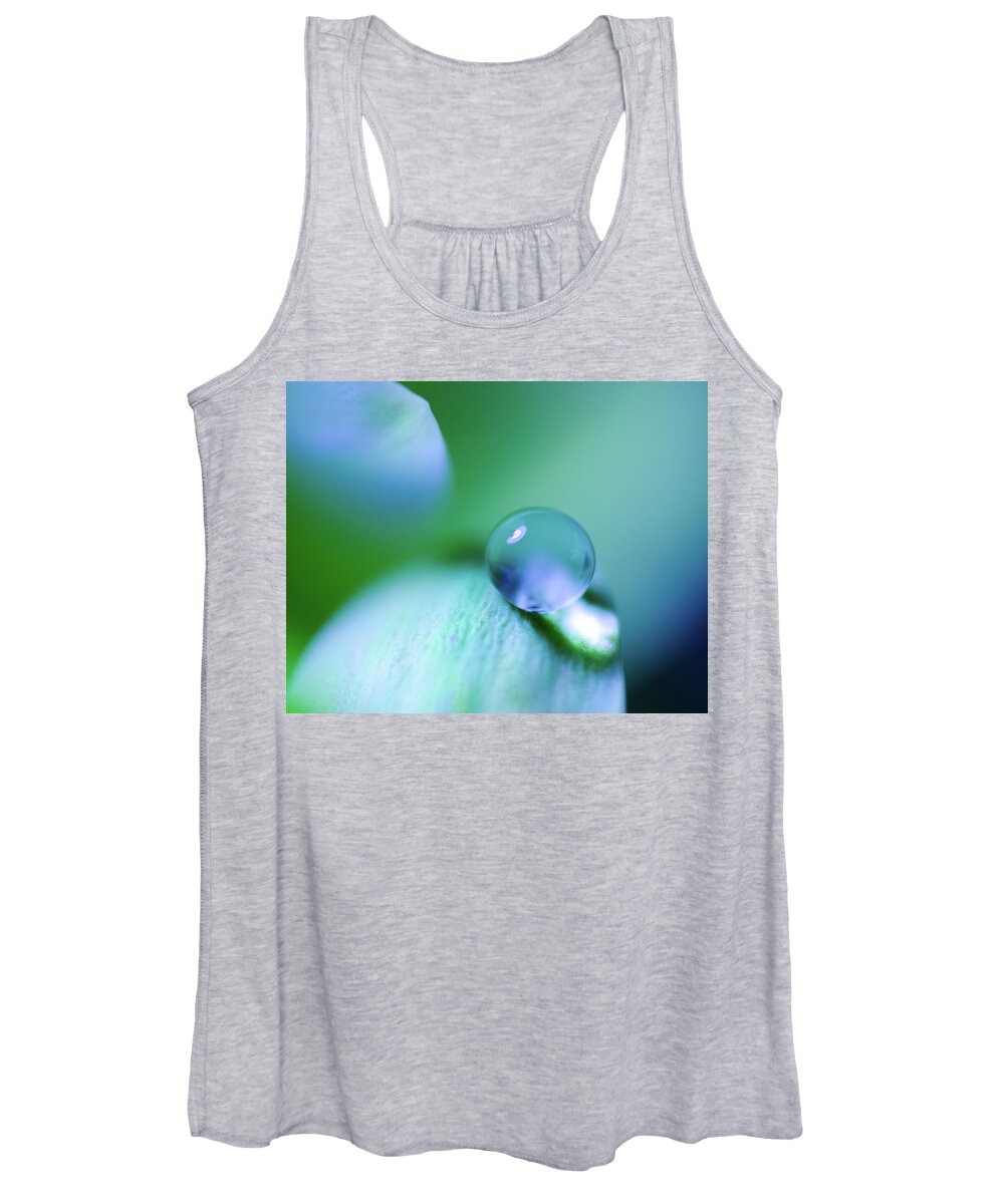 Bokeh Women's Tank Top featuring the photograph Dropped #1 by Sandra Parlow