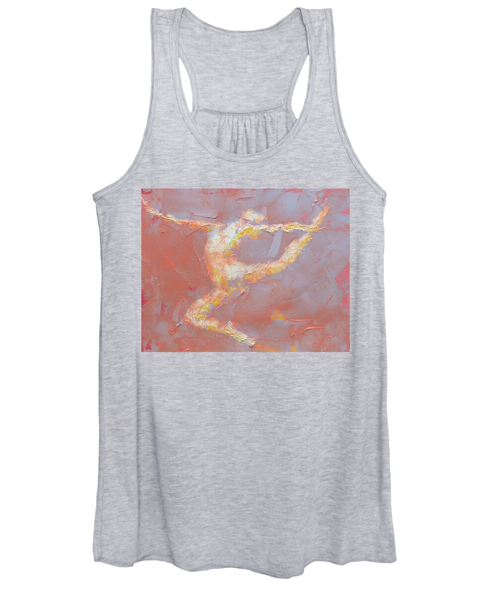 Dance Women's Tank Top featuring the painting Flight Of Fancy #1 by Emily Page