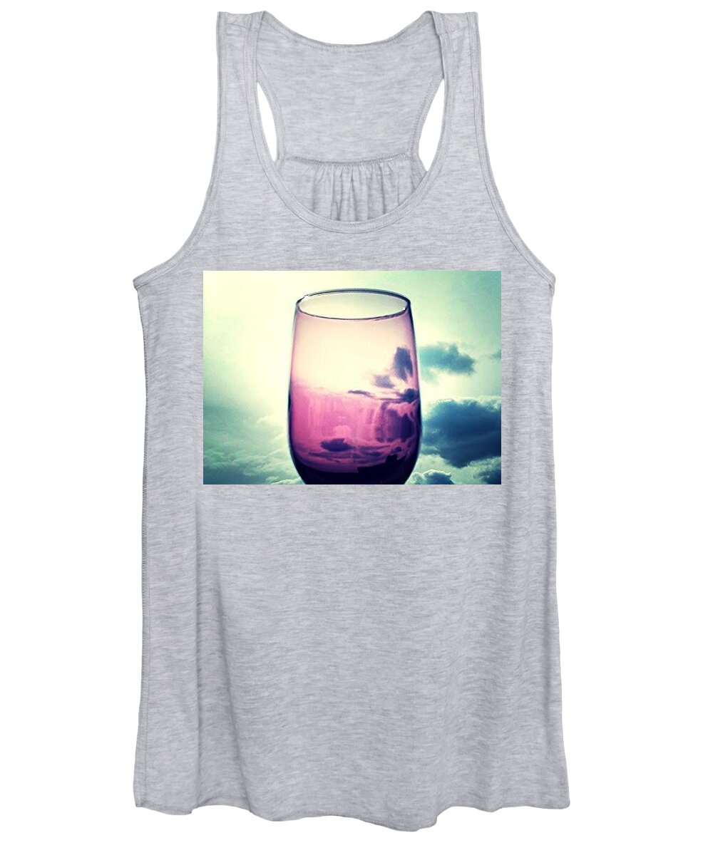 Glass Women's Tank Top featuring the photograph Glass #1 by Jackie Russo