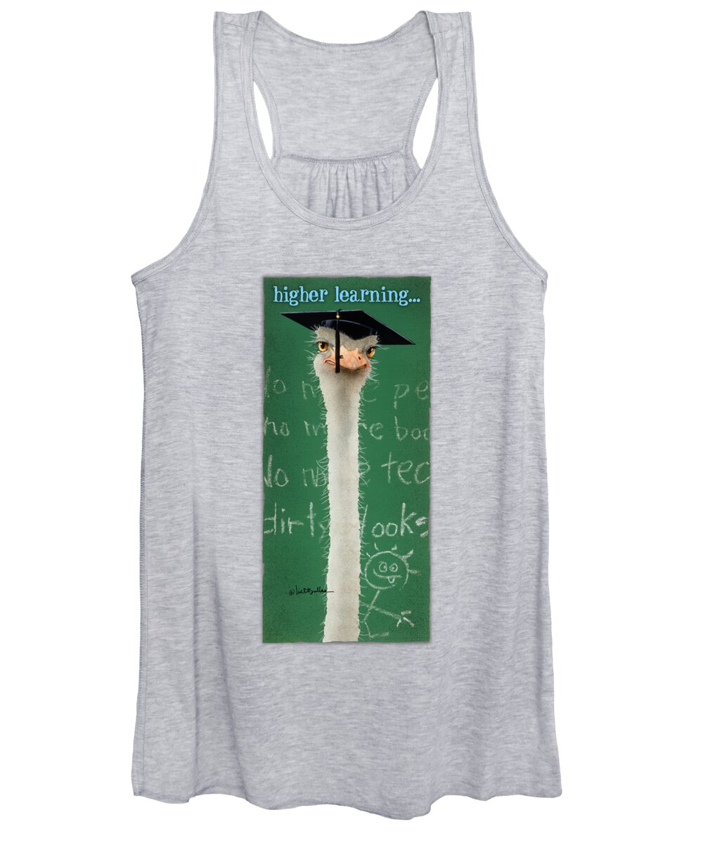 Will Bullas Women's Tank Top featuring the painting Higher Learning... #3 by Will Bullas