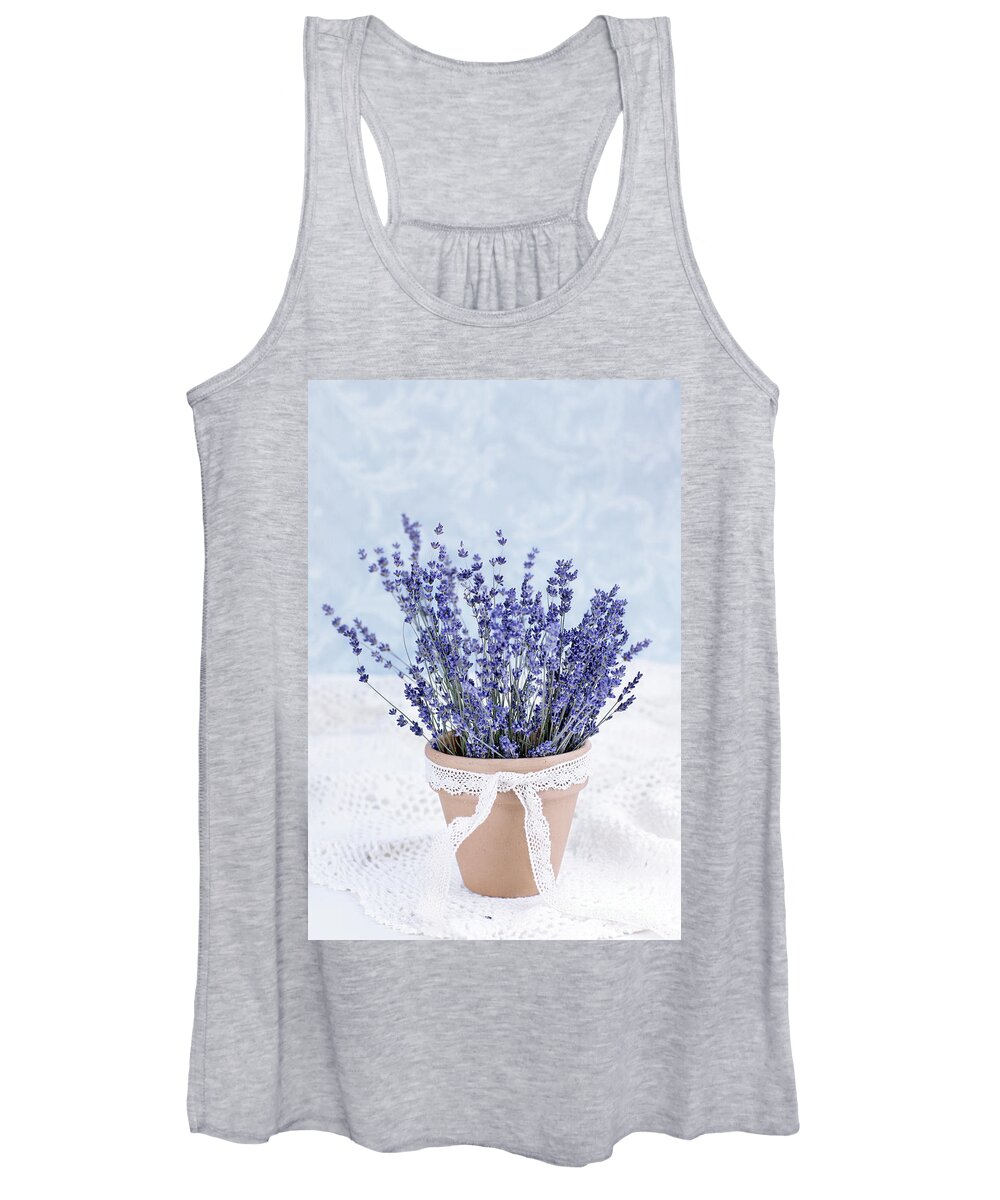 Lavender Women's Tank Top featuring the photograph Lavender #1 by Stephanie Frey